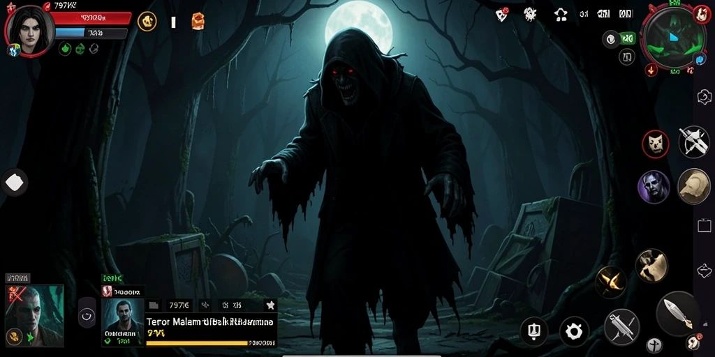 Gameplay Horror yang mencekam dan menegangkan dalam 797K.