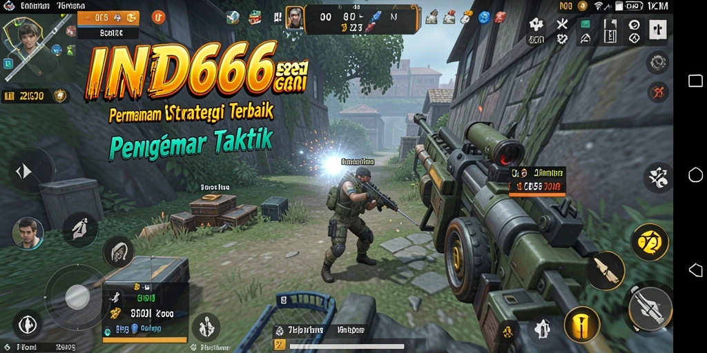 Tampilan gameplay menarik dari IND666 yang menunjukkan strategi dan taktik.