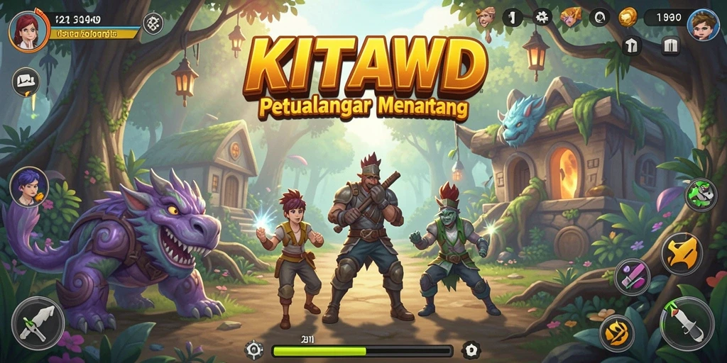 Gameplay seru di KITAWD dengan tantangan yang menarik.