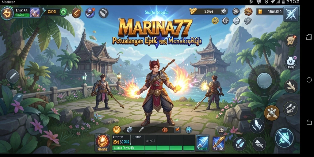 Tampilan menakjubkan dari gameplay RPG MARINA77 yang mengasyikkan.
