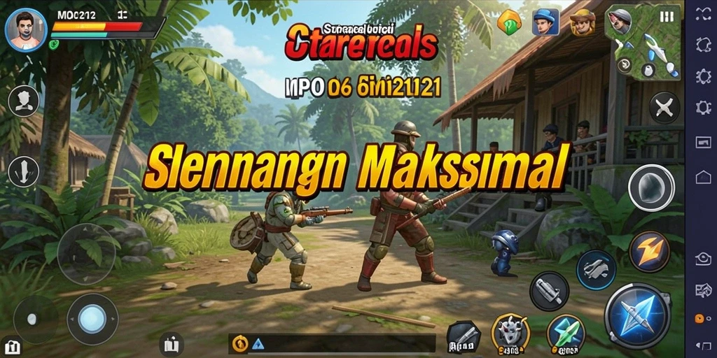 Screenshot MPO2121 menunjukkan momen menegangkan dalam permainan strategi.