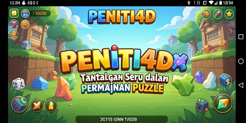 Tampilan menarik gameplay PENITI4D yang penuh teka-teki seru.