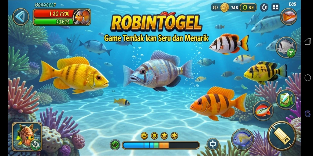 Tampilan gameplay seru dan menarik dari ROBINTOGEL.