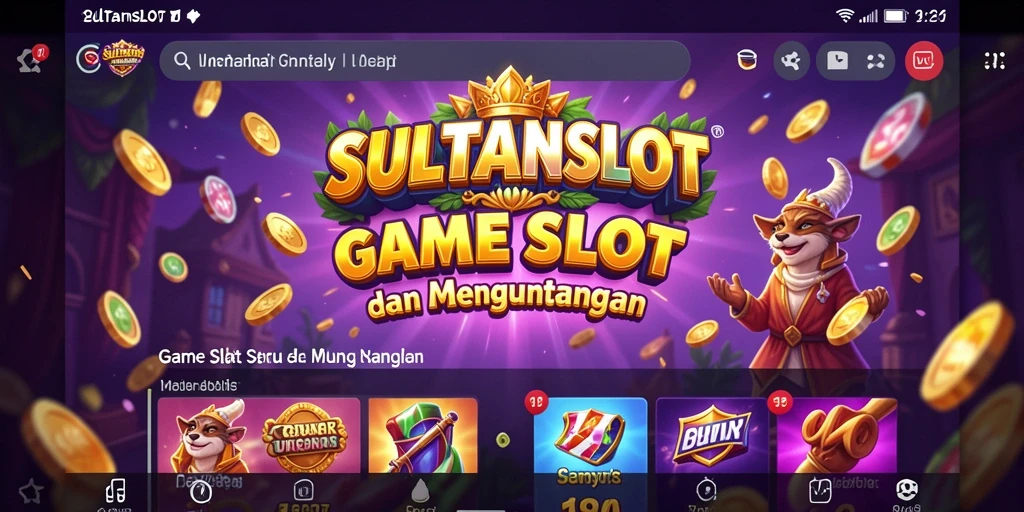 Tampilan gameplay SULTANSLOT yang seru dan menarik.